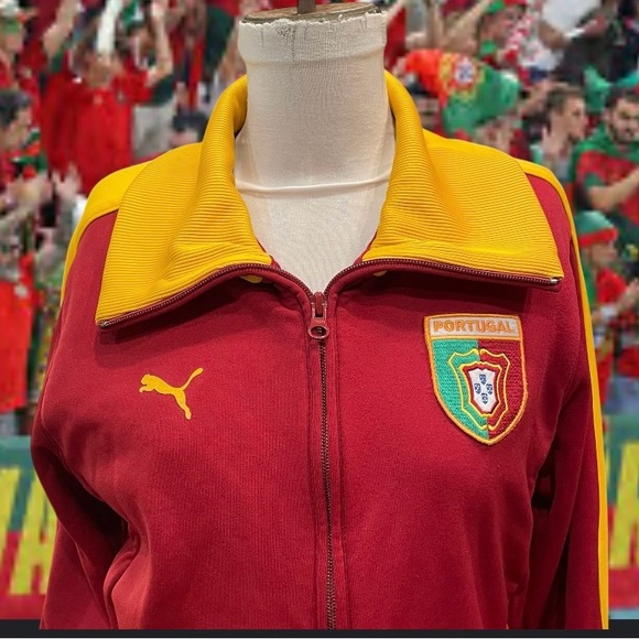 Puma Woman’s S Portugal National Team Training Football Soccer Jacket Full Zip - Picture 1 of 14